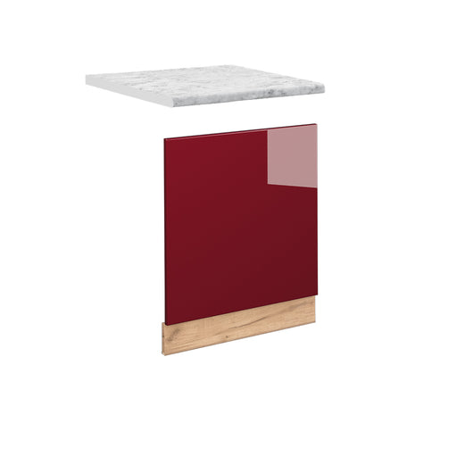 Vicco Pannello frontale Rosso bordeaux lucido 60 cm , PL Marmo
