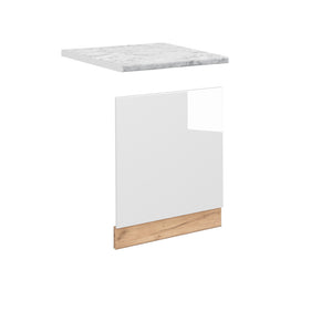 Vicco Pannello frontale Bianco lucido 60 cm , PL Marmo