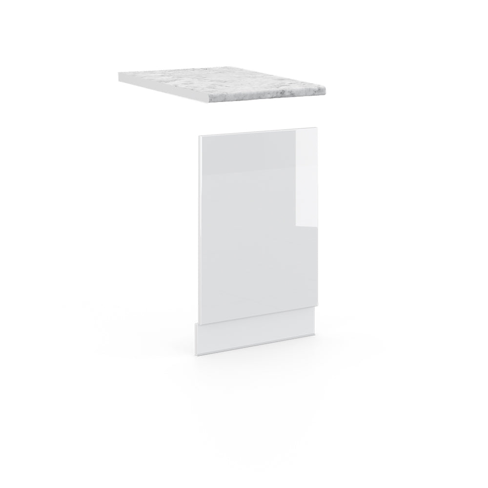 Vicco Pannello frontale Bianco lucido 45 cm , PL Marmo