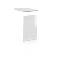 Vicco Pannello frontale Bianco lucido 45 cm , PL Marmo