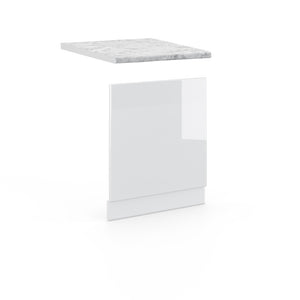 Vicco Pannello frontale Bianco lucido 60 cm , PL Marmo