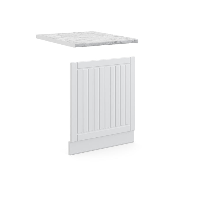 Vicco Pannello frontale Bianco casa di campagna 60 cm , PL Marmo