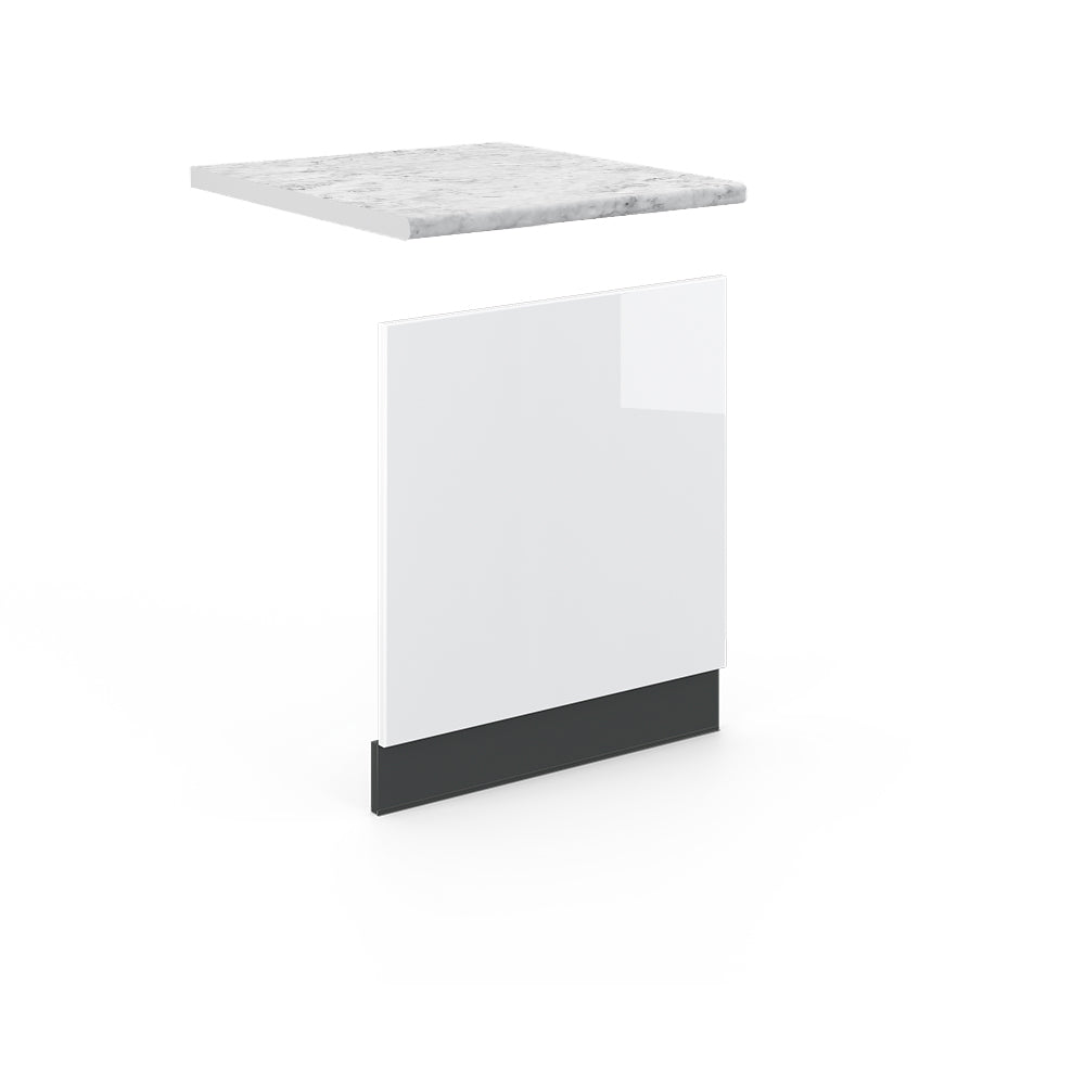 Vicco Pannello frontale Bianco lucido 60 cm , PL Marmo