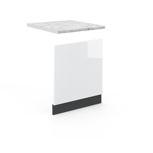 Vicco Pannello frontale Bianco lucido 60 cm , PL Marmo