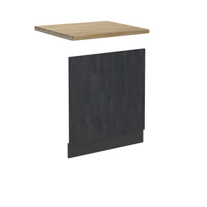 Vicco Pannello frontale Calcestruzzo nero 60 cm PL Rovere