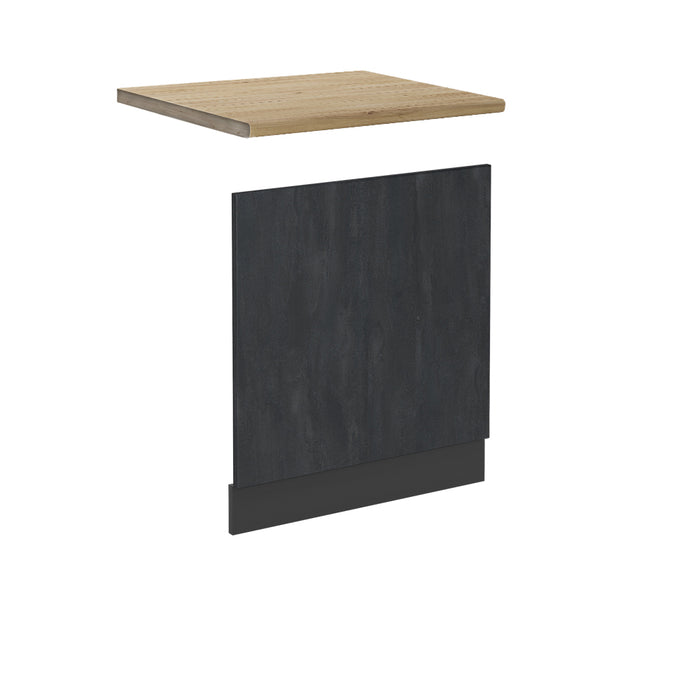 Vicco Pannello frontale Calcestruzzo nero 60 cm PL Rovere