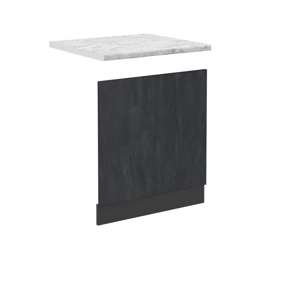 Vicco Pannello frontale Calcestruzzo nero 60 cm PL Marmo