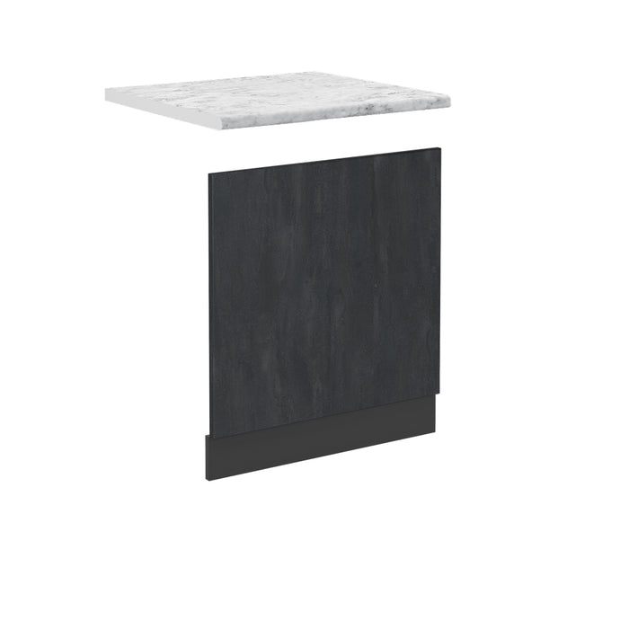 Vicco Pannello frontale Calcestruzzo nero 60 cm PL Marmo