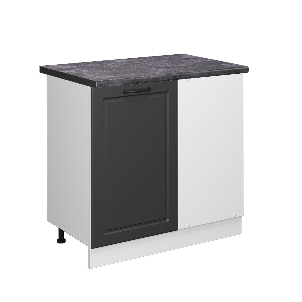 Vicco Mobile ad angolo cucina Antracite casa di campagna 86 cm , PL Antracite