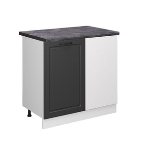Vicco Mobile ad angolo cucina Antracite casa di campagna 86 cm , PL Antracite