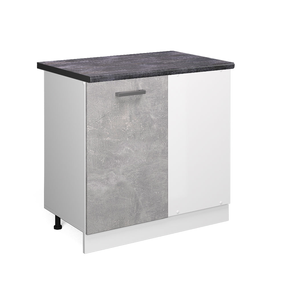 Vicco Mobile ad angolo cucina Calcestruzzo 86 cm , PL Antracite