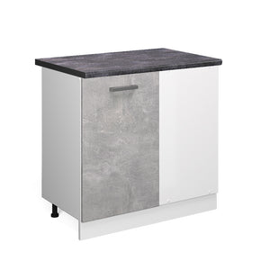 Vicco Mobile ad angolo cucina Calcestruzzo 86 cm , PL Antracite