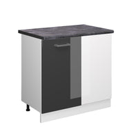 Vicco Mobile ad angolo cucina Antracite lucido 86 cm , PL Antracite