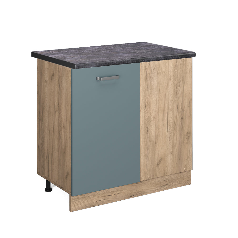 Vicco Mobile ad angolo cucina Grigio-blu 86 cm , PL Antracite