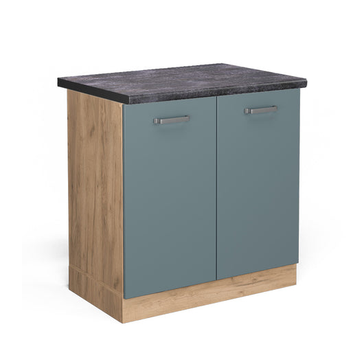 Vicco Mobile lavello cucina Grigio-blu 80 cm , PL Antracite