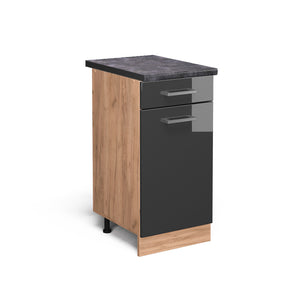 Vicco Mobiletto base per cucina Antracite lucido 40 cm , PL Antracite
