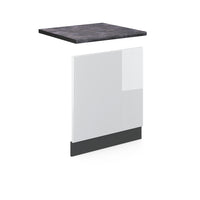 Vicco Pannello frontale Bianco lucido 60 cm , PL Antracite