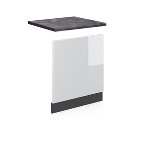 Vicco Pannello frontale Bianco lucido 60 cm , PL Antracite