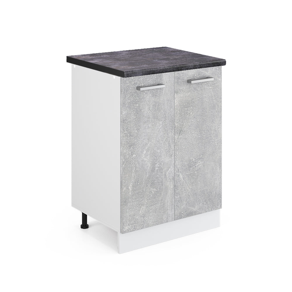 Vicco Mobiletto base cucina Calcestruzzo 60 cm , PL Antracite