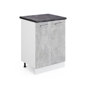 Vicco Mobiletto base cucina Calcestruzzo 60 cm , PL Antracite
