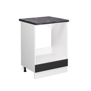 Vicco Mobile per forno da incasso Antracite casa di campagna 60 cm , PL Antracite