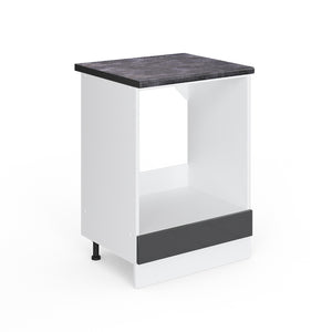 Vicco Mobile per forno da incasso Antracite lucido 60 cm , PL Antracite