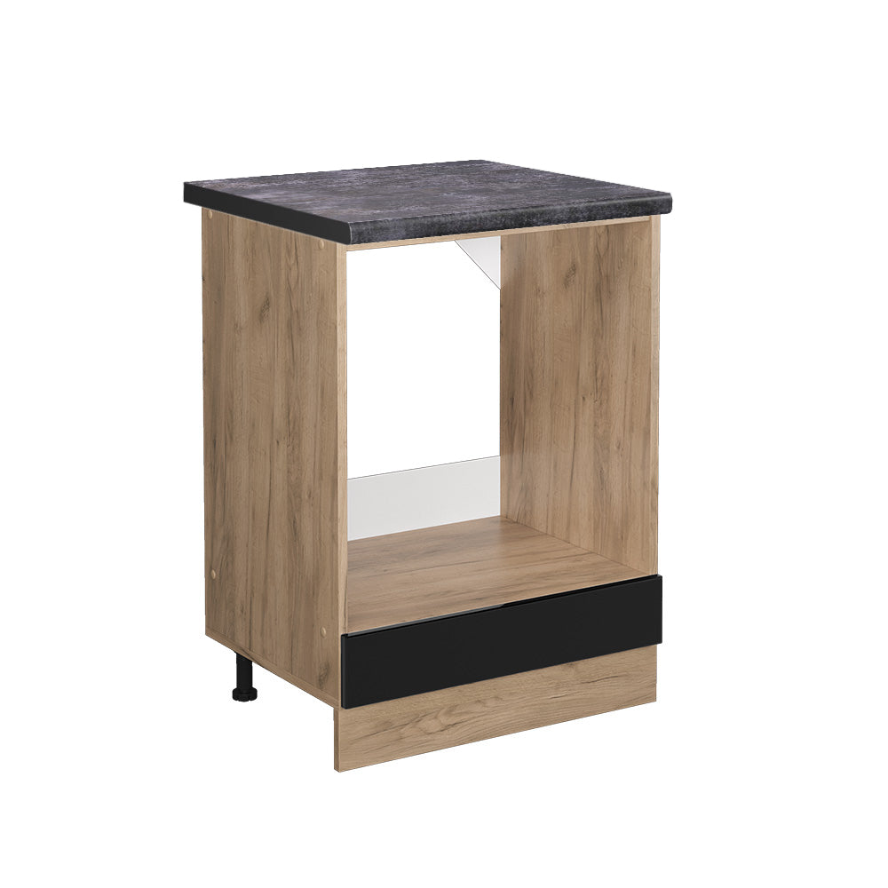 Vicco Mobile per forno da incasso Nero lucido 60 cm , PL Antracite
