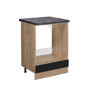 Vicco Mobile per forno da incasso Nero lucido 60 cm , PL Antracite