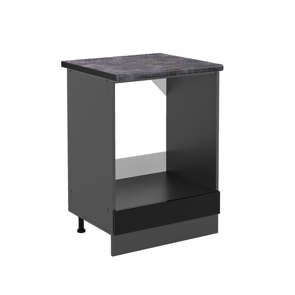 Vicco Mobile per forno da incasso Nero lucido 60 cm , PL Antracite