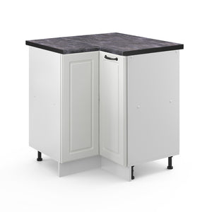 Vicco Mobile ad angolo cucina Bianco casa di campagna 75.6 cm , PL Antracite