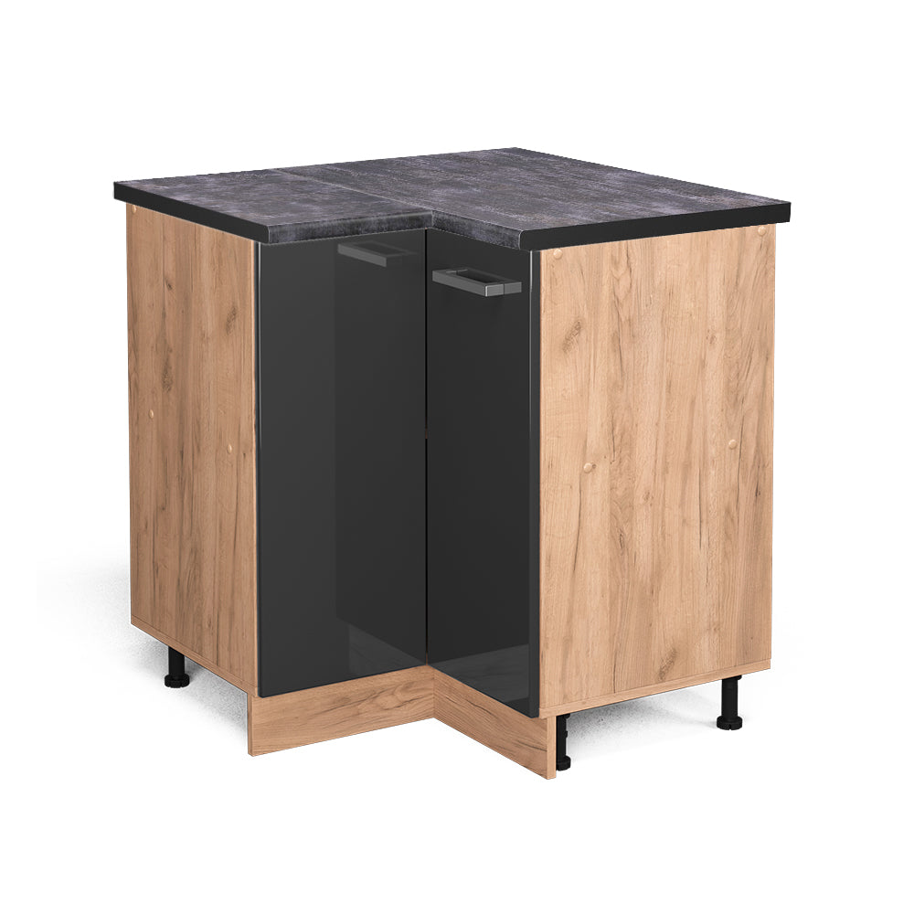 Vicco Mobile ad angolo cucina Antracite lucido 75.6 cm , PL Antracite