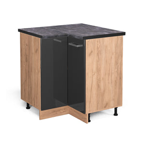 Vicco Mobile ad angolo cucina Antracite lucido 75.6 cm , PL Antracite