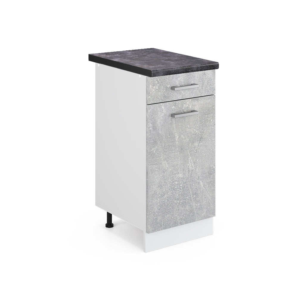 Vicco Mobiletto base per cucina Calcestruzzo 40 cm , PL Antracite