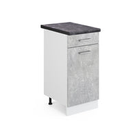 Vicco Mobiletto base per cucina Calcestruzzo 40 cm , PL Antracite