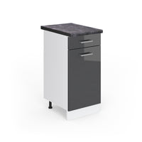 Vicco Mobiletto base per cucina Antracite lucido 40 cm , PL Antracite