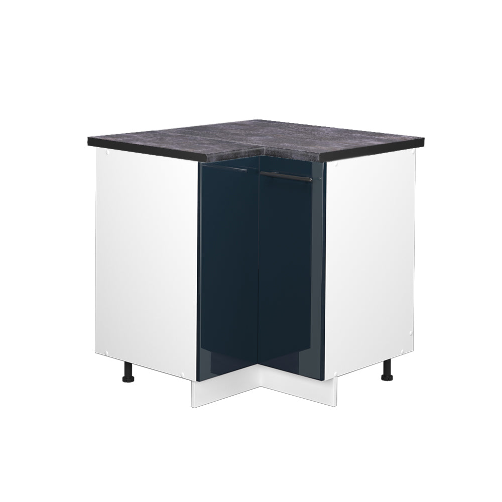 Vicco Mobili da cucina  Blu scuro lucido 80.5 cm , PL Antracite