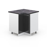 Vicco Mobile ad angolo cucina Antracite lucido 80.5 cm , PL Antracite