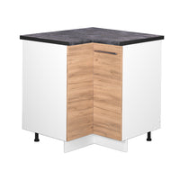 Vicco Mobile ad angolo cucina Quercia dorata 80.5 cm , PL Antracite