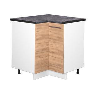 Vicco Mobile ad angolo cucina Quercia dorata 80.5 cm , PL Antracite