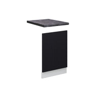 Vicco Pannello frontale Nero a righe 45 cm , PL Antracite