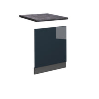 Vicco Fascia per lavastoviglie Blu scuro lucido 60 cm , PL Antracite