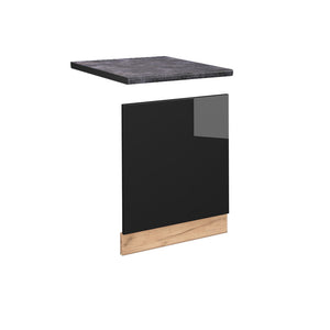 Vicco Pannello frontale Rovere nero lucido 60 cm , PL Antracite