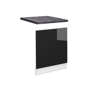 Vicco Pannello frontale Rovere nero lucido 60 cm , PL Antracite