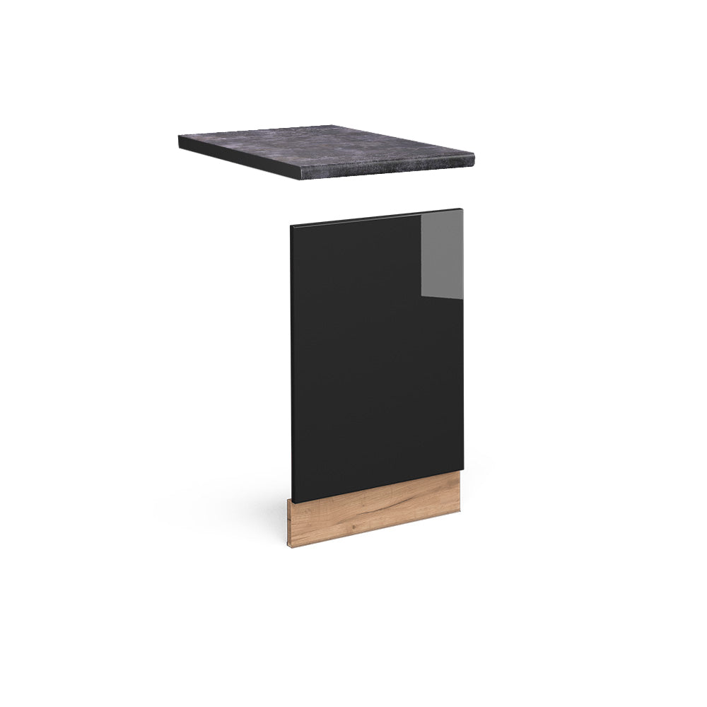 Vicco Pannello frontale Rovere nero lucido 45 cm , PL Antracite