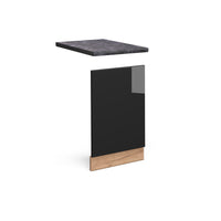 Vicco Pannello frontale Rovere nero lucido 45 cm , PL Antracite