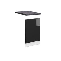 Vicco Pannello frontale Rovere nero lucido 45 cm , PL Antracite