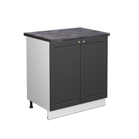 Vicco Mobile lavello cucina Antracite-oro 80 cm , PL Antracite