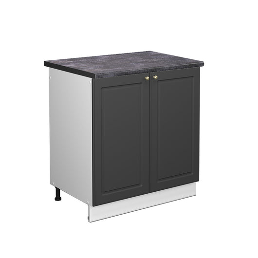 Vicco Mobile lavello cucina Antracite-oro 80 cm , PL Antracite