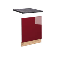 Vicco Pannello frontale Rosso bordeaux lucido 60 cm , PL Antracite