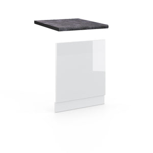 Vicco Pannello frontale Bianco lucido 60 cm , PL Antracite